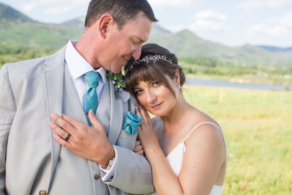 Bri&#39;Zan Bride Sarah and Dan&#39;s July Outdoor Colorado Wedding - COVID Style Image