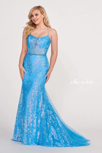 Ellie Wilde Style #EW34023 #11 Peach/Champagne thumbnail