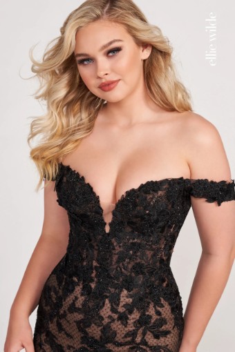 Ellie Wilde Style #EW34027 #1 default Blk/Nude thumbnail