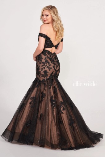Ellie Wilde Style #EW34027 #2 Blk/Nude thumbnail