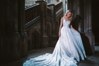 Disney Fairy Tale Weddings Style #DP301 #6 Ivory/Champ thumbnail