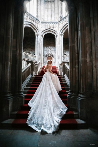 Disney Fairy Tale Weddings Style #DP301 #7 Ivory/Champ thumbnail