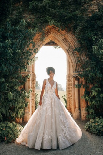 Disney Fairy Tale Weddings Style #DP358 #9 Ivory/Nude thumbnail