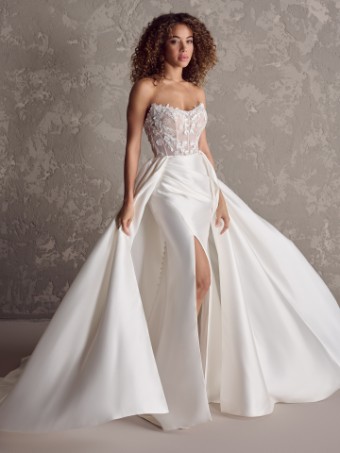 Rebecca Ingram Style #TWYLA #4 default Ivory (gown with Natural Illusion) thumbnail