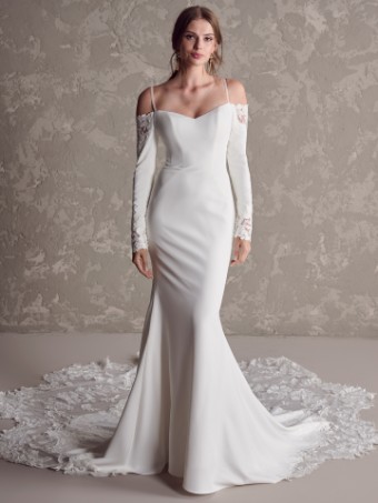 Maggie Sottero Style #TYRA #0 default Ivory (gown with Natural Illusion) thumbnail