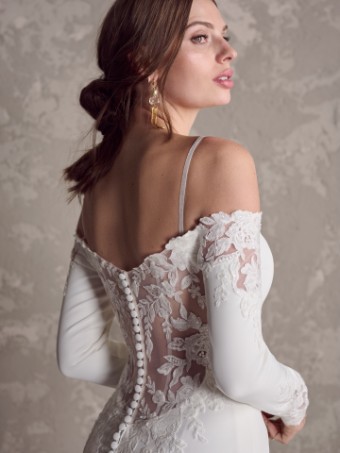 Maggie Sottero Style #TYRA #3 default Ivory (gown with Natural Illusion) thumbnail