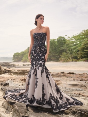 Sottero and Midgley Style #NORVINIA LANE #1 default Black/Champ thumbnail