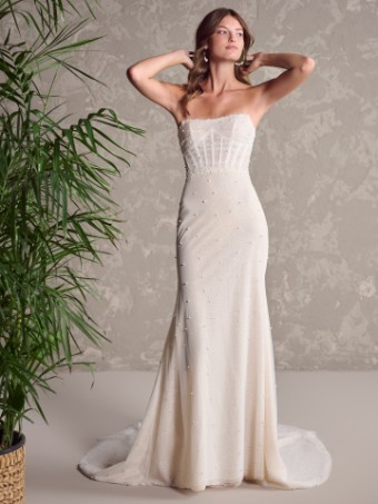 Maggie Sottero Style #DREW MARIE #1 Ivory Over Blush thumbnail