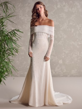 Maggie Sottero Style #DREW MARIE #3 Ivory Over Blush thumbnail