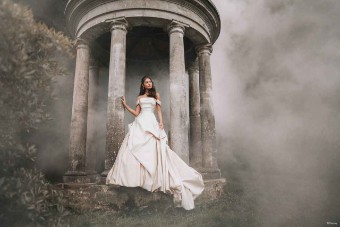 Disney Fairy Tale Weddings Style #D412 #3 Ivory thumbnail