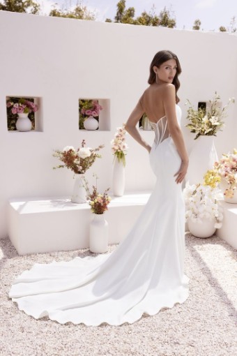 Le Blanc by Casablanca Style #LE140 Eleni #3 Ivory/Nude Only thumbnail
