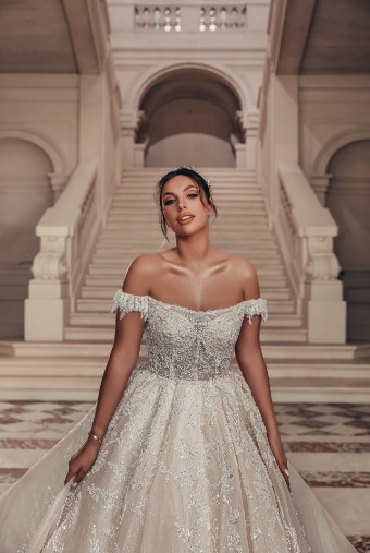 Sima Couture Style #Sevil #1 Ivory thumbnail