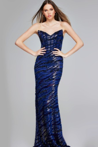 Jovani Style #40181A #0 default Navy thumbnail
