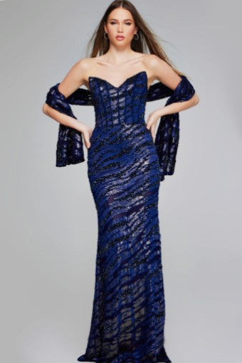 Jovani Style #40181A #3 default Navy thumbnail