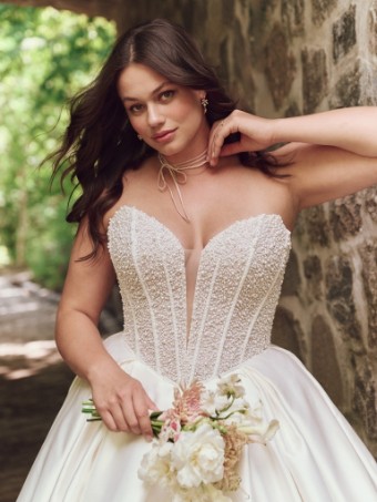 Maggie Sottero Style #TINA #2 Ivory/Natural Only thumbnail