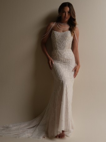 Sottero and Midgley Style #CONSTANCE #1 Ivory/Silver/Soft Nude thumbnail