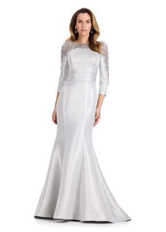 Ashley Lauren Style #E12115 #0 default Silver Only thumbnail