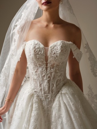 Sottero and Midgley Style #Zulani #12 All Ivory Only thumbnail