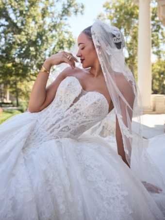 Sottero and Midgley Style #Zulani #1 All Ivory Only thumbnail