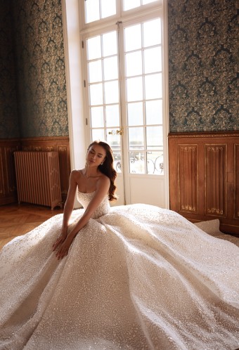 Sima Couture Style #SC Alina #1 Ivory thumbnail