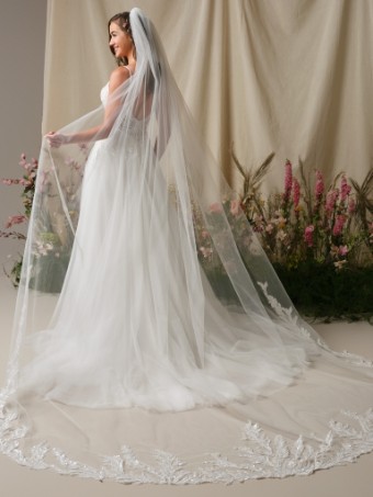 Rebecca Ingram Style #VALARIE (26RK411A01) #4 All Ivory Only thumbnail