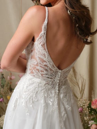 Rebecca Ingram Style #VALARIE (26RK411A01) #2 All Ivory Only thumbnail