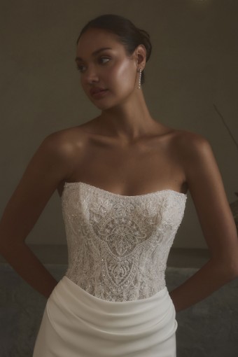 Casablanca Style #2632 Ruthie #1 Ivory/Nude/Ivory thumbnail