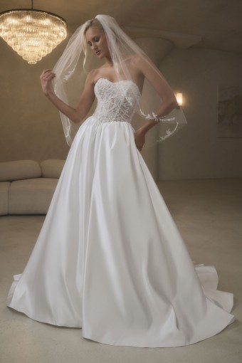 Casablanca Style #2636 Nicoletta #6 default Diamond White/Nude/Ivory thumbnail