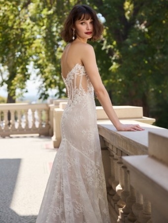 Sottero and Midgley Style #Dublin (26SZ481A01-Unlined,Glitter Tulle) #5 default IV/Nude thumbnail