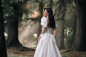 Disney Fairy Tale Weddings Style #D467 #7 Ivory/Champagne thumbnail