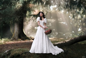 Disney Fairy Tale Weddings Style #D467 #11 default Ivory/Champagne thumbnail