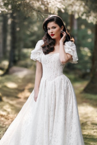 Disney Fairy Tale Weddings Style #D467 #5 Ivory/Champagne thumbnail