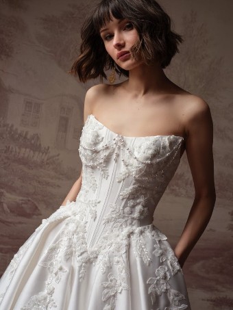 Sottero and Midgley Style #PETRA (F6SS108A01) #2 All Ivory Only thumbnail