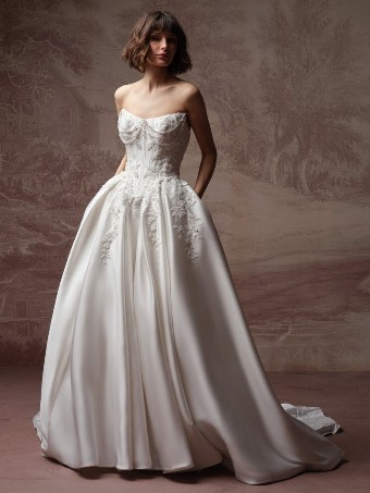 Sottero and Midgley Style #PETRA (F6SS108A01) #1 All Ivory Only thumbnail