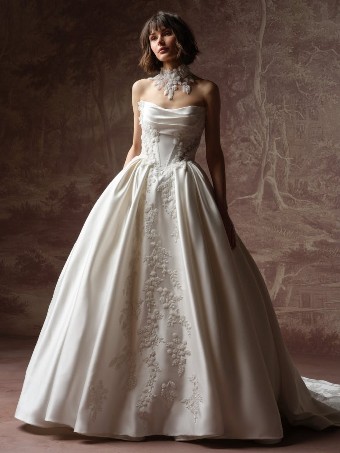 Sottero and Midgley Style #BURKE LANE (F6SS078A01) #1 All Ivory thumbnail