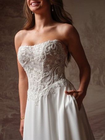 Rebecca Ingram Style #HAZEL #1 All Ivory Only thumbnail