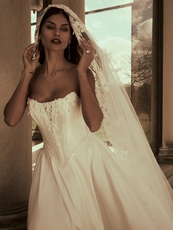 Sottero and Midgley Style #SANDRINE #8 All Ivory Only thumbnail